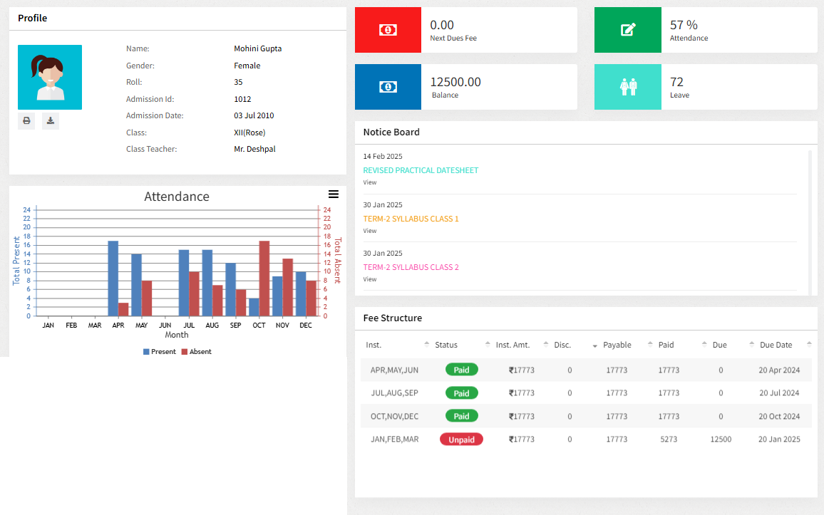 Student Information System